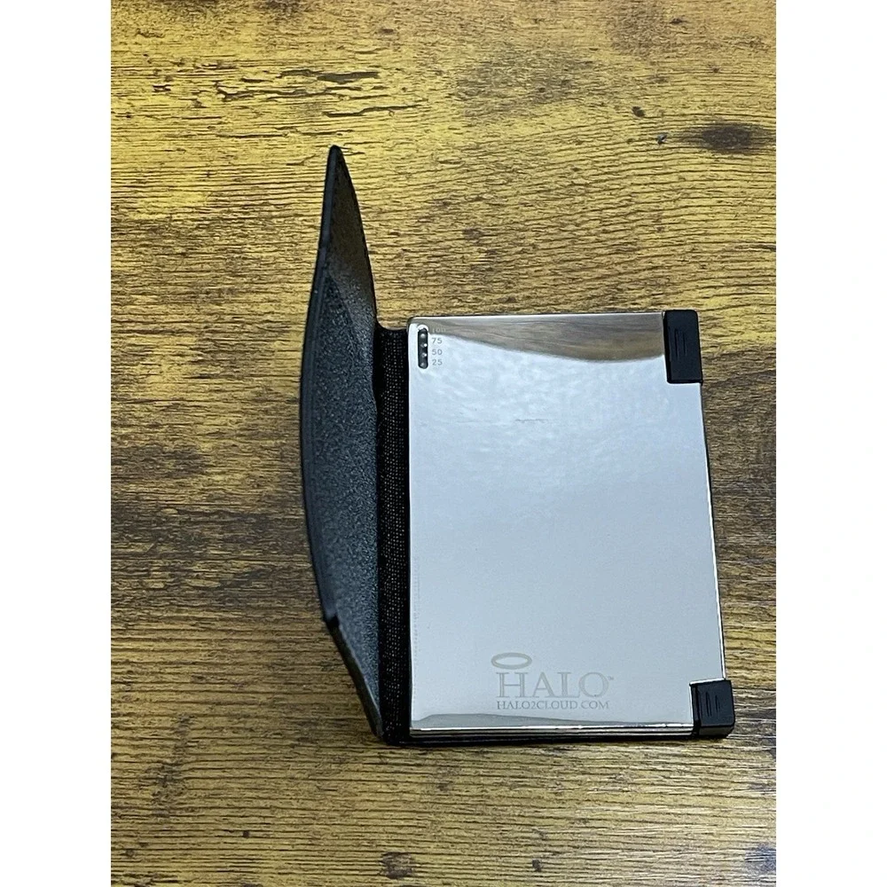 Halo2Cloud Halo CHARGE IT‎ 3000 Black Case Silver Mirrored Finish Battery